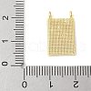 Brass Pave Natural White Shell Pendants KK-S522-02C-G-3