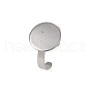 304 Stainless Steel Cuff Ring Components STAS-D372-04P-05-1