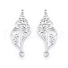 201 Stainless Steel Pendants STAS-N090-LA931-1-1