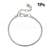 1Pc Brass European Style Bracelets For Jewelry Making MAK-YW0001-19-1