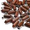 Synthetic Goldstone Pendants G-Z067-07P-21-1