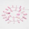 Natural Crystal Pointed Bead Strands G-G940-03-2