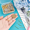Unicraftale 300Pcs 2 Colors Brass Tube Beads KK-UN0003-08-2
