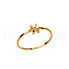 Flower Alloy Finger Rings for Women FS-WG85C29-02-4