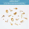 ARRICRAFT 16Pcs 4 Style 304 Stainless Steel Stud Earring Findings STAS-AR0001-40-4