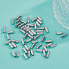SUPERFINDINGS 100Pcs Brass Beads KK-FH0007-50-4