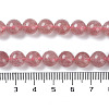 Natural Strawberry Quartz Beads Strands X-G-R435-03-A01-5