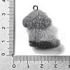 Resin Pendants RESI-Q007-06H-3
