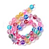 Synthetic Moonstone Beads Strands G-E573-02C-33-3