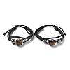 Natural Natural Tiger Eye Multi-strand Bracelets BJEW-Q337-01H-1