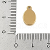Ion Plating(IP) 304 Stainless Steel Rack Plating Pendant Cabochon Settings STAS-U019-40G-3