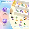 320Pcs 4 Colors Opaque Acrylic Beads SACR-YW0001-68-2