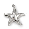 304 Stainless Steel Pendants STAS-B092-05A-P-1