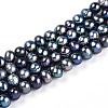 Natural Cultured Freshwater Pearl Beads Strands PEAR-N013-05C-01-5
