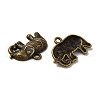Tibetan Style Alloy Pendants TIBE-Q050-148AB-FF-2