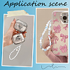 Gorgecraft 2Pcs 2 Styles Plastic Pearl & Resin & Glass Mobile Straps AJEW-GF0001-21B-5