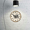 MDF Printed Wall Clock HJEW-WH0058-019-6