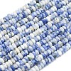 Natural Blue Spot Jasper Beads Strands G-P575-A43-4x2mm-2