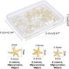 Olycraft 180 Pcs 3D Textured Brass Cabochons MRMJ-OC0001-59-2