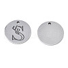 304 Stainless Steel Charms STAS-T059-26P-S-3