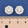 Rack Plating Brass Micro Pave Cubic Zirconia Beads KK-F879-06S-3
