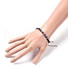 Adjustable Natural Lapis Lazuli(Dyed) Braided Bead Bracelets BJEW-JB04599-05-4