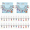 Dragonfly Pendant Stitch Markers HJEW-AB00297-1