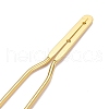 Brass Hair Fork Findings KK-F830-02G-3