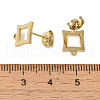 Ion Plating(IP) 304 Stainless Steel Stud Earring Findings STAS-I206-22G-3