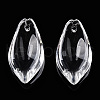Transparent Glass Petal Beads GLAA-N001-10-2