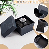 Cardboard Jewelry Watch Storage Gift Box CON-WH0092-67B-4