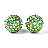 Round Resin Rhinestone Beads OACR-T028-66D-2