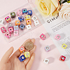 SUNNYCLUE 30Pcs Opaque Acrylic Beads OACR-SC0001-84-3
