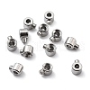 304 Stainless Steel Crimp Beads X-STAS-L216-51P-1