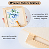 DIY Children Wood Decoration Clay Picture Frame WOOD-WH20008-07J-5