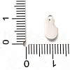 304 Stainless Steel Charms STAS-L022-407P-01-3