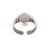 Watch Shape Open Cuff Ring RJEW-S038-212-2