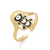 304 Stainless Steel Adjustable Cuff Rings RJEW-Q015-01G-D-2