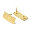 Ion Plating(IP) 304 Stainless Steel Stud Earring Finding STAS-B034-07G-2