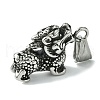 Retro 304 Stainless Steel Pendants STAS-G331-07AS-2