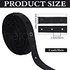 Plastic Snap Button Tape Trim Polyester Ribbons DIY-WH0632-31A-2
