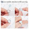 Adjustable Brass Finger Rings Components KK-L180-097S-2