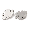 304 Stainless Steel Pendants STAS-Z042-01P-2