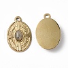 PVD Vacuum Plating 201 Stainless Steel Natural Labradorite Pendants STAS-C064-VC873-3