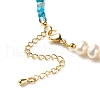 Mother's Day Jewellery Natural Pearl Beaded Necklace NJEW-JN03765-01-6