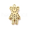 Rack Plating Brass Micro Pave Cubic Zirconia Pendants KK-P230-16G-2