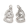 Eco-Friendly Brass Micro Pave Cubic Zirconia Pendants KK-M246-23P-1