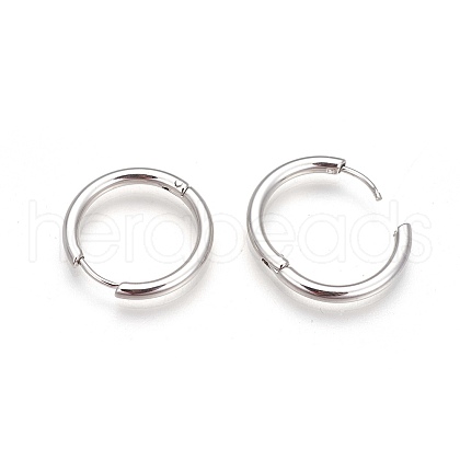 304 Stainless Steel Hoop Earrings EJEW-P177-P-07A-1