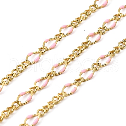 Brass Enamel Figaro Chains CHC-L053-09G-07-1