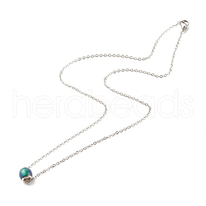 Mood Necklace NJEW-JN03809-1